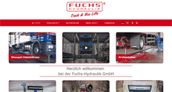 Desktop Screenshot of fuchs-hydraulik.de